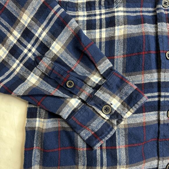 Jachs Shirt Mens Medium Button Down Long Sleeve Plaid Flannel Casual Heavyweight - Picture 4 of 9